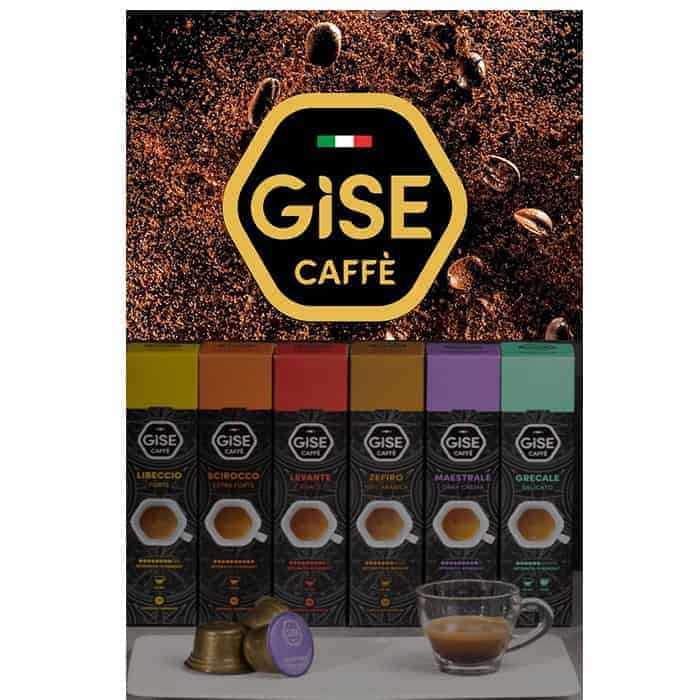 logo immagine di capsule gise caffe