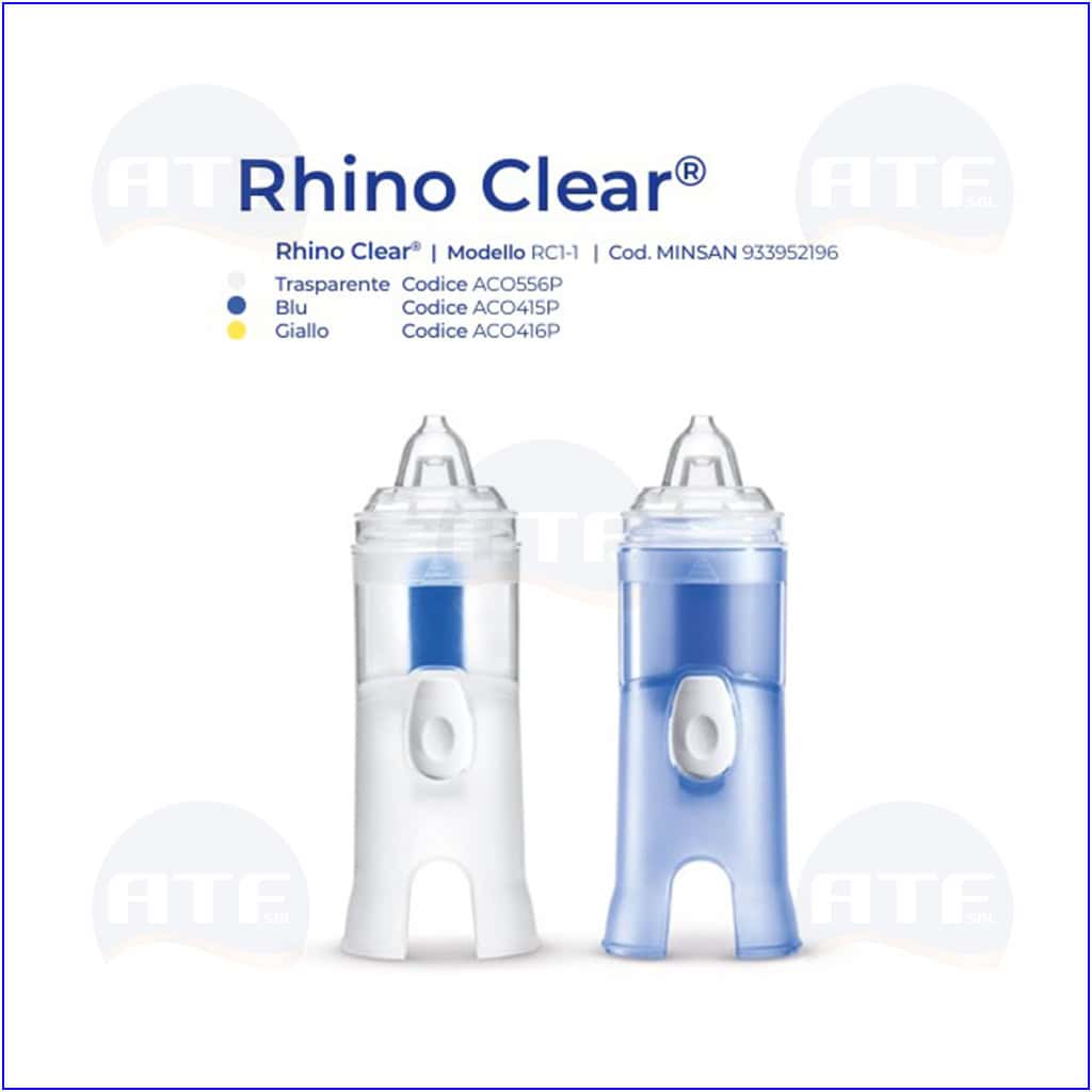 rhino clear, doccia nasale da usare con aereosol