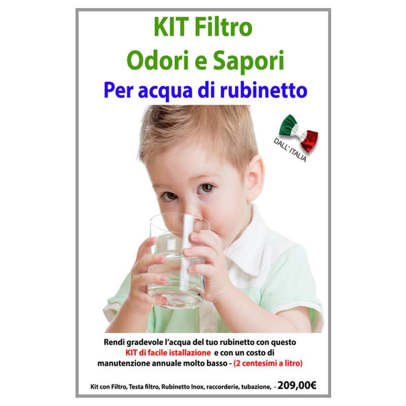 kit everpure per la depurazione domestica dell'acqua
