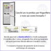 istruzioni per come trovare il ricambio per frigorifero sul sito