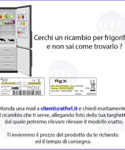 istruzioni per come trovare il ricambio per frigorifero sul sito