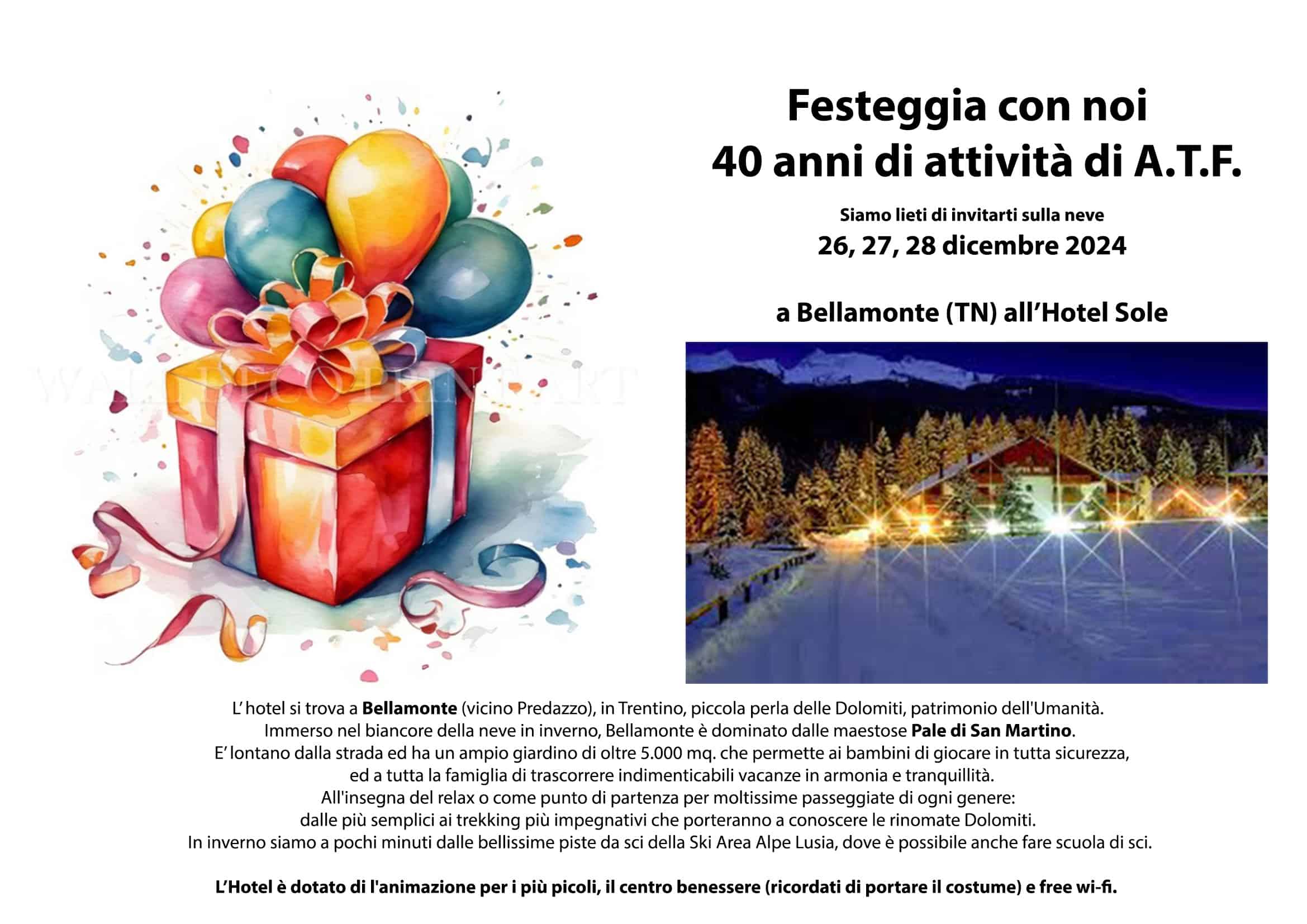 imagine volantino invito alla festa