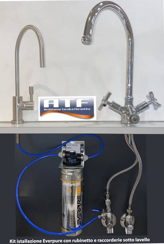Kit di istallazione filtro per eliminare sapori e odori dall'acqua da bere