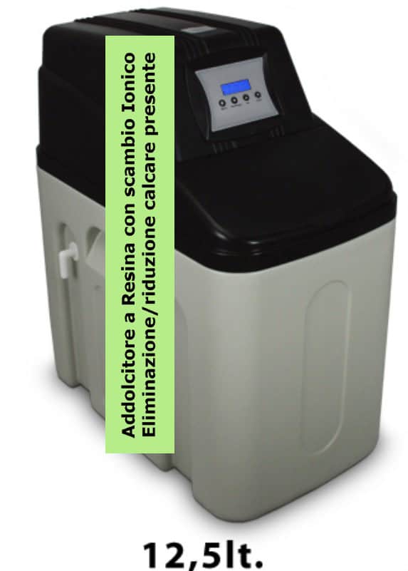 addolcitore per calcare da sottolavello sg-15000120-01 addolcitore 12,5lt resina con tino