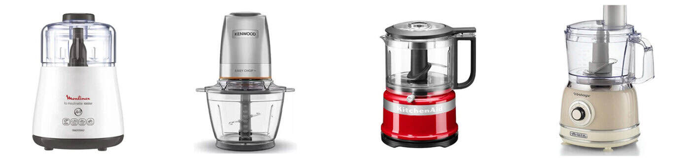 immagina di quattro tritatutto per utilizzo in cucina